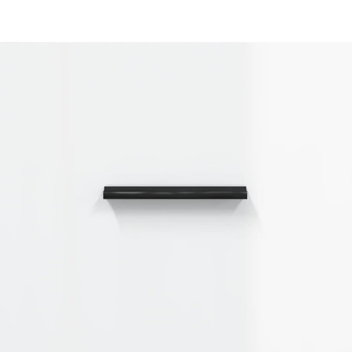 Salongbord høyglans hvit 50x50x40 cm konstruert tre