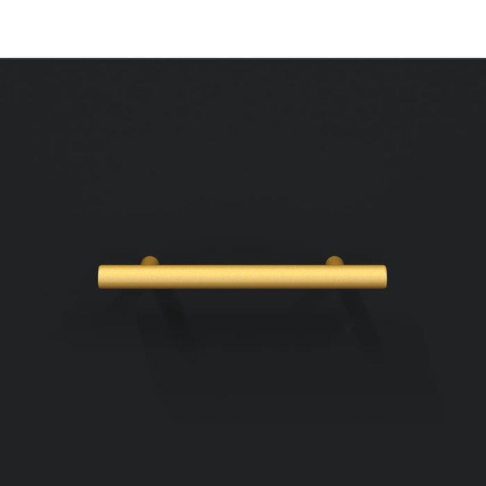 Salongbord svart 90x50x40 cm konstruert tre