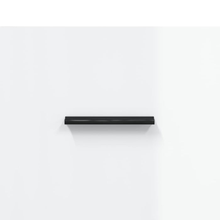 Salongbord høyglans hvit 90x50x40 cm konstruert tre