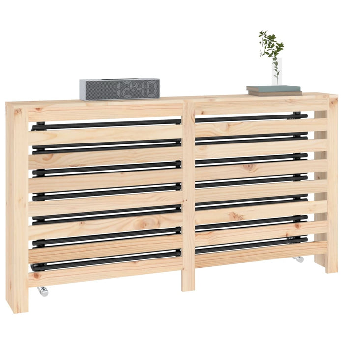 Radiatordeksel 153x19x84 cm heltre furu