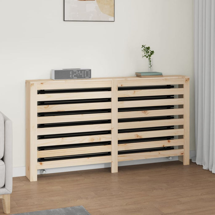 Radiatordeksel 153x19x84 cm heltre furu