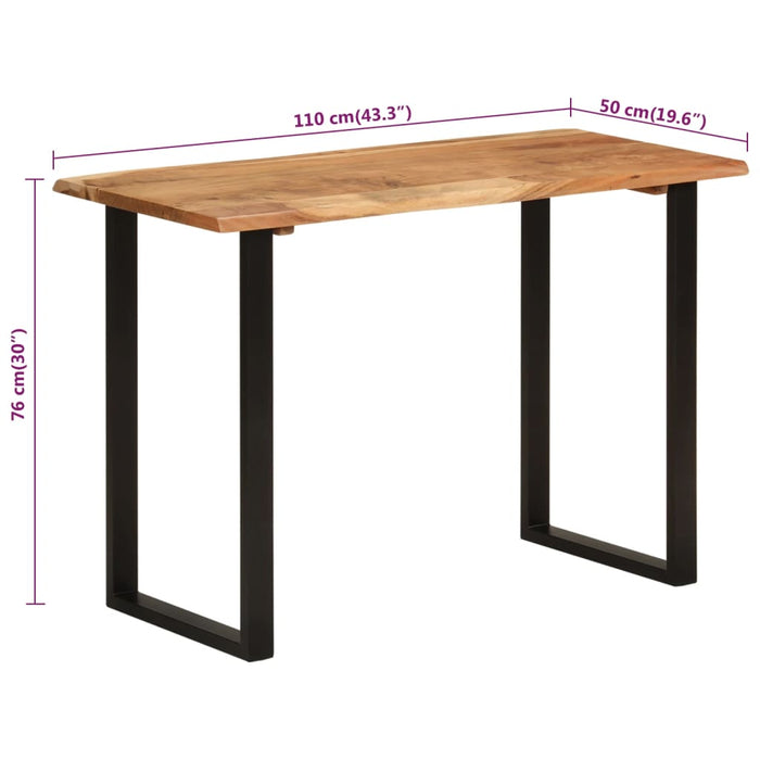 Spisebord 110x50x76 cm heltre akasie