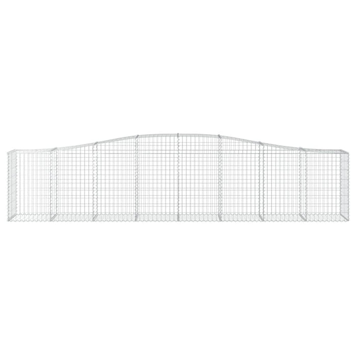 Gabionkurv buet 400x50x80/100 cm galvanisert jern