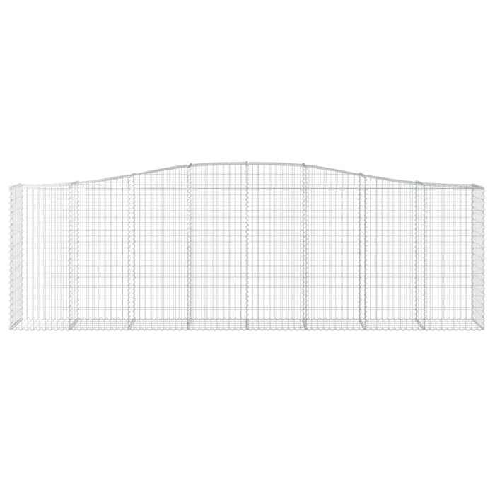 Gabionkurv buet 400x50x120/140 cm galvanisert jern