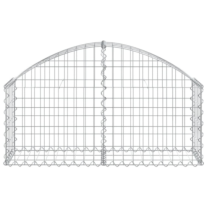 Gabionkurv buet 100x30x40/60 cm galvanisert jern