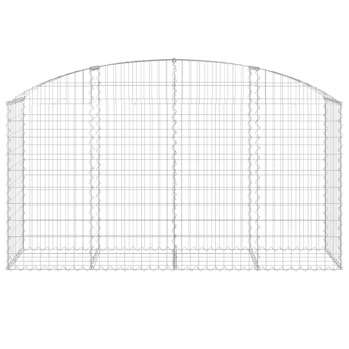 Gabionkurv buet 200x50x100/120 cm galvanisert jern