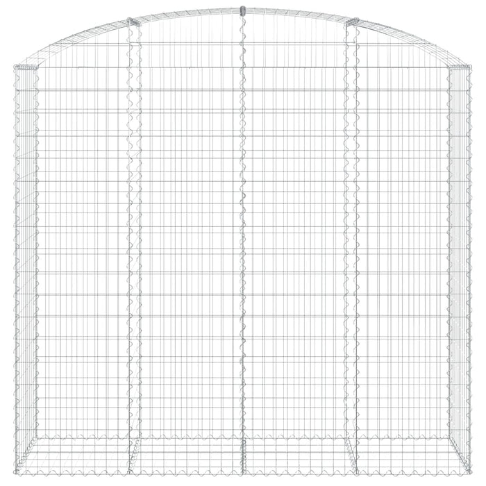 Gabionkurv buet 200x50x180/200 cm galvanisert jern