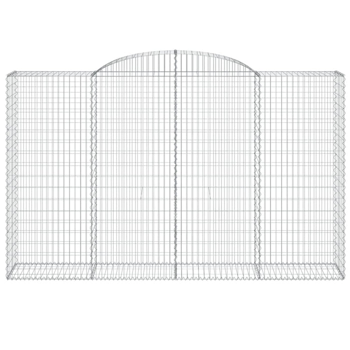 Gabionkurv buet 300x50x180/200 cm galvanisert jern