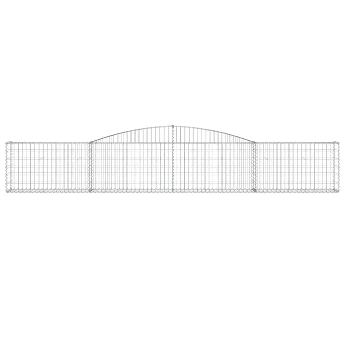 Gabionkurv buet 400x30x60/80 cm galvanisert jern