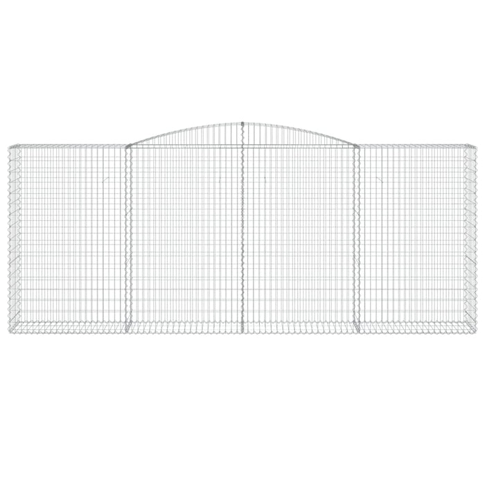 Gabionkurv buet 400x50x160/180 cm galvanisert jern