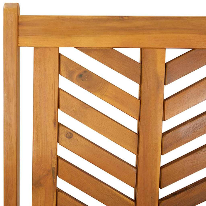 5 Delers Hage Spisesett Solid Tre Akasietre