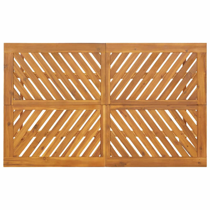 5 Delers Hage Spisesett Solid Tre Akasietre