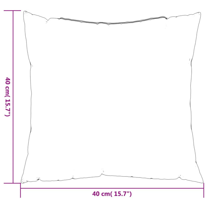 Sofaputer 4 stk antrasitt 40x40 cm stoff