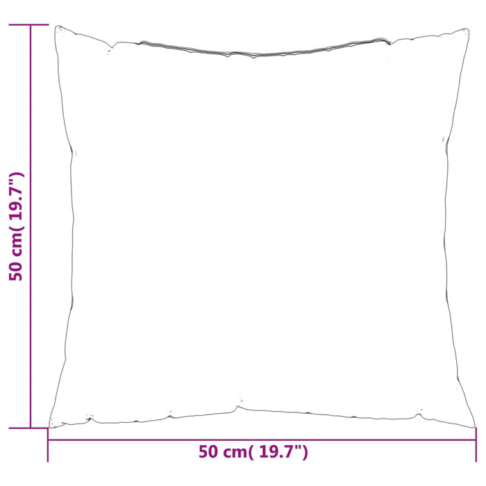 Sofaputer 4 stk antrasitt 50x50 cm stoff