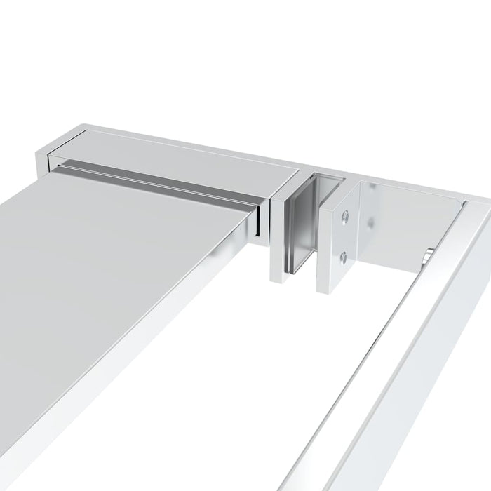 Dusjhylle for dusjvegg krom 80 cm aluminium