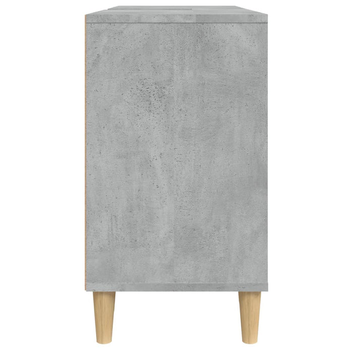 Servantskap betonggrå 80x33x60 cm konstruert tre