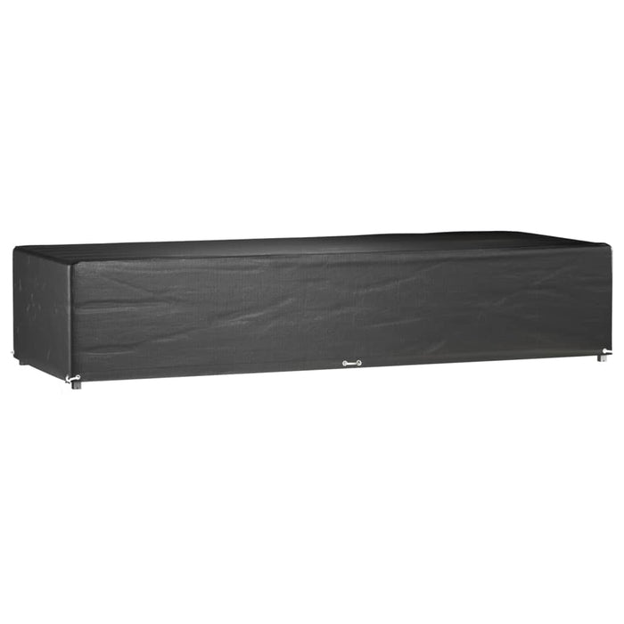 Solsengtrekk 2 stk 12 maljer 205x75x40 cm polyetylen