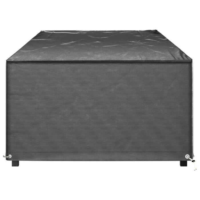 Solsengtrekk 2 stk 12 maljer 205x75x40 cm polyetylen