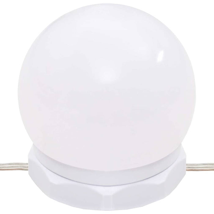 Sminkebord med LED svart 90x50x132,5 cm konstruert tre