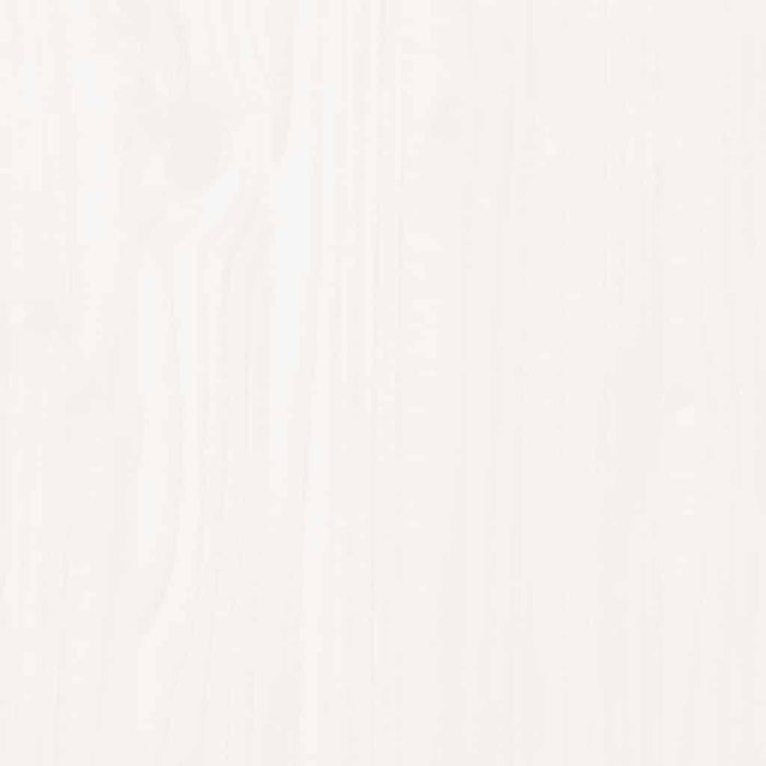 Hagestoler med puter 2 stk hvit heltre furu