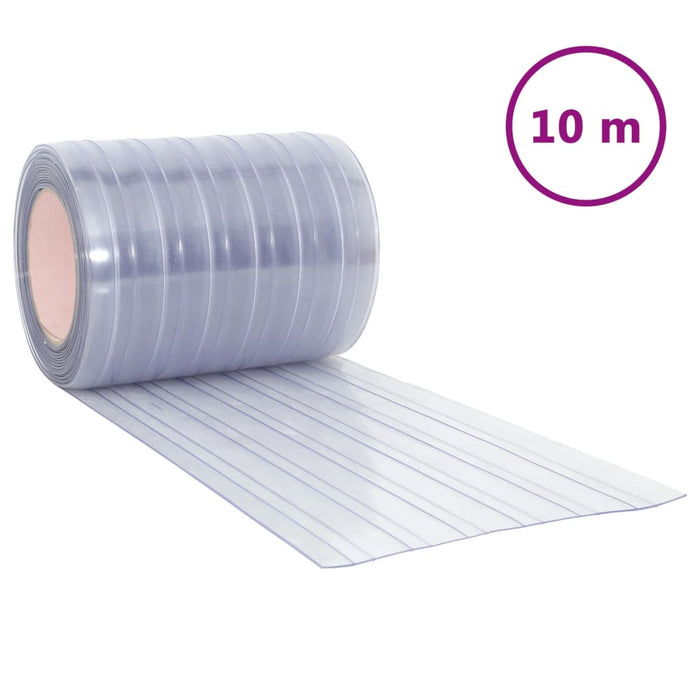 Dørgardin gjennomsiktig 300 mm x 2,6 mm 10 m PVC