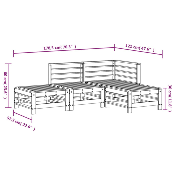 Hagesofagruppe 4 deler hvit heltre furu