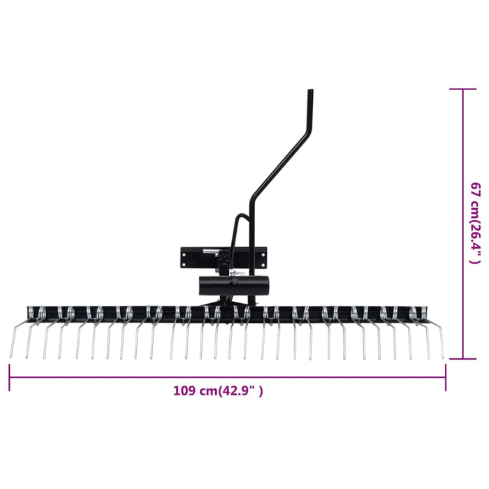 Plenlufter for kjøregressklipper 109 cm