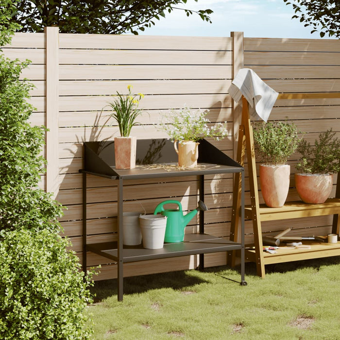 Plantestativ antrasitt 100x54,5x100 cm galvanisert stål