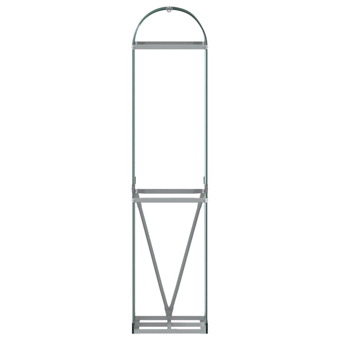 Vedholder grønn 40x45x170 cm galvanisert stål