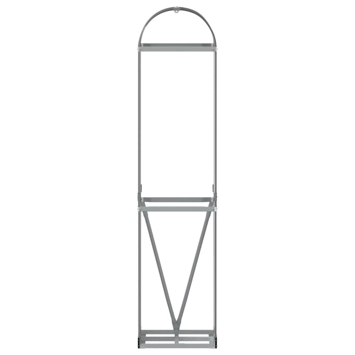 Vedholder antrasitt 40x45x170 cm galvanisert stål