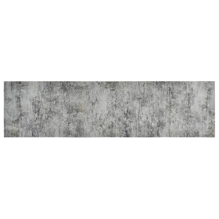 Kjøkkenteppe vaskbar Beton 45x150 cm fløyel