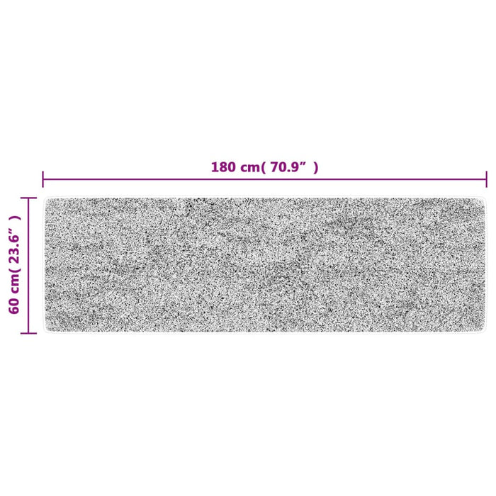 Kjøkkenteppe flerfarget 60x180 cm vaskbart sklisikkert