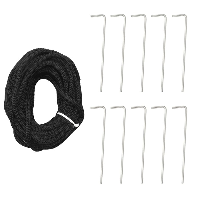 LED Juletre med Spikes 570 LEDs Kald Hvit 300 cm