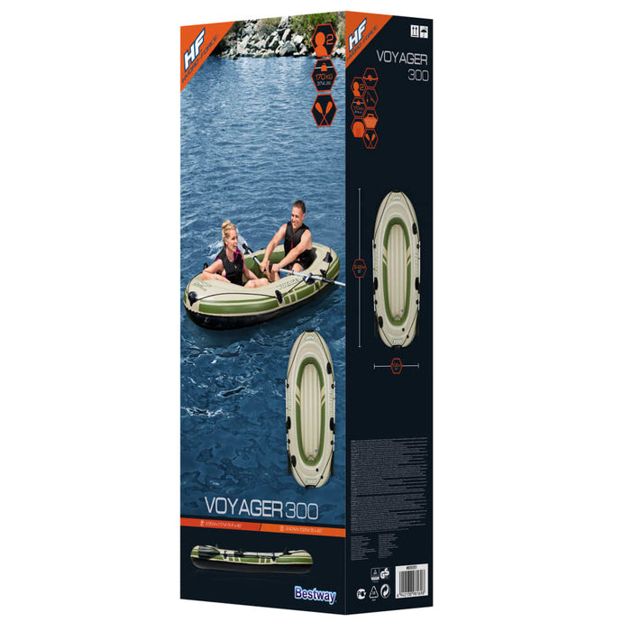 Bestway Oppblåsbar båt Hydro Force Voyager 300 243x102 cm