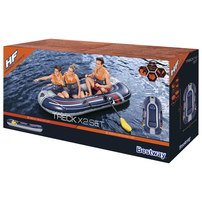 Bestway Oppblåsbar båt Hydro-Force Treck x2 255x127 cm