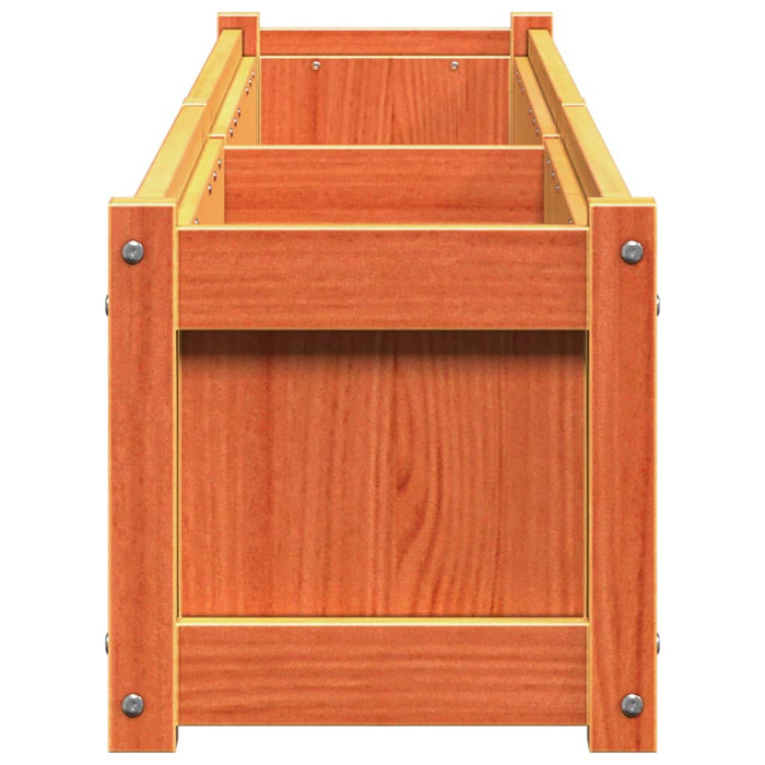 Hageplantekasse voksbrun 180x31x31 cm heltre furu