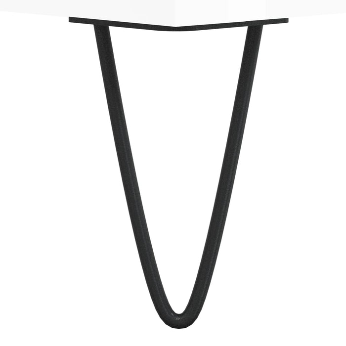 Skoskap høyglans hvit 102x36x60 cm konstruert tre