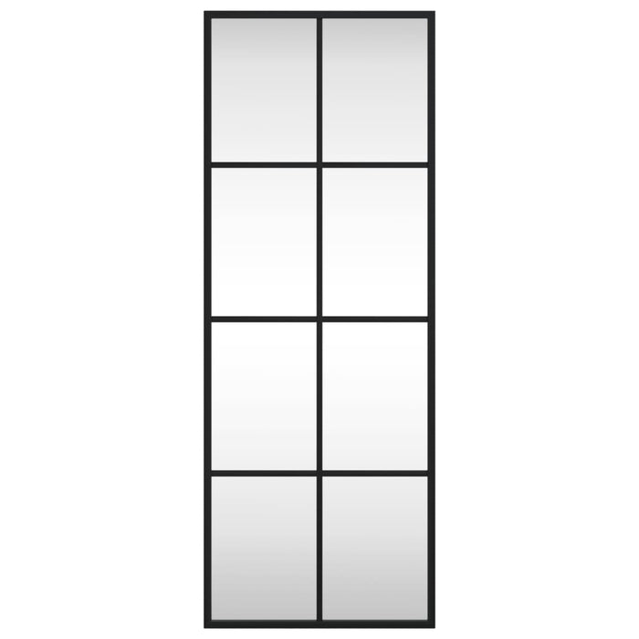 Veggspeil svart 30x80 cm rektangel jern