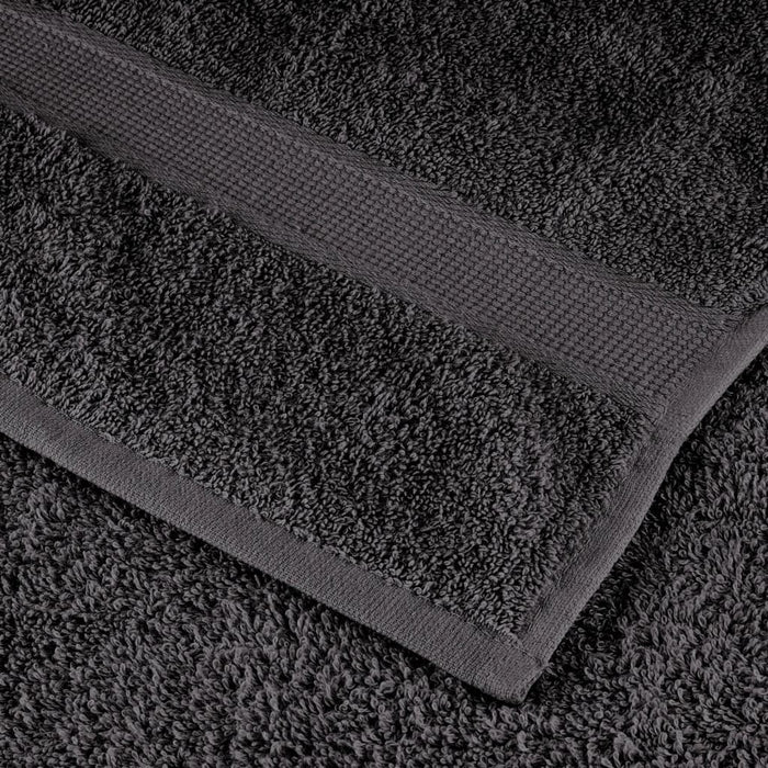 Premium badehåndklær 2 antrasitt 100x150 cm 600gsm 100% bomull