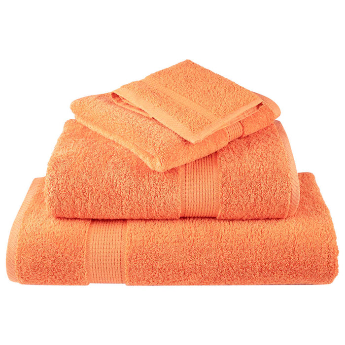 Premium vaskekluter SOLUND 10 stk oransje 30x30 cm 600 g/m2