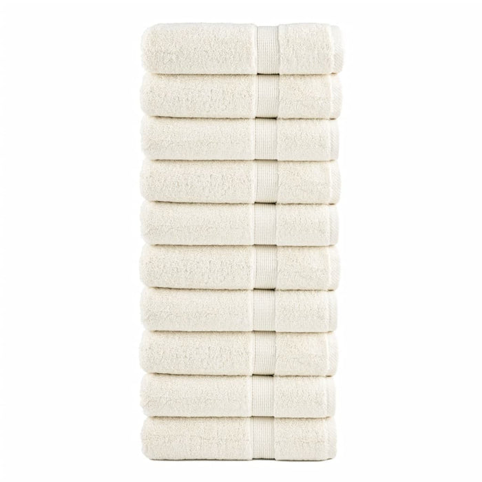 Premium badehåndklær 10 stk 100x150 cm 600 g/m2 100 % bomull