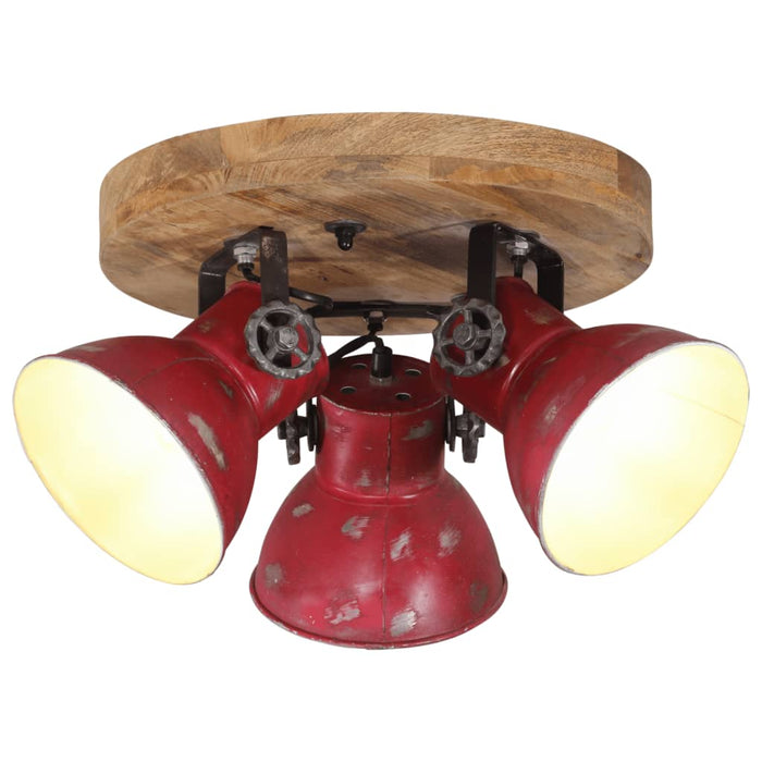 Taklampe 25 W mørkerød 35x35x25 cm E27