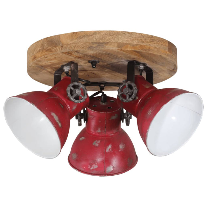 Taklampe 25 W mørkerød 35x35x25 cm E27