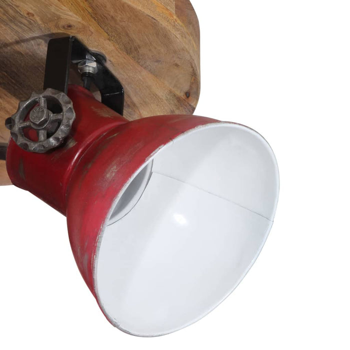 Taklampe 25 W mørkerød 35x35x25 cm E27