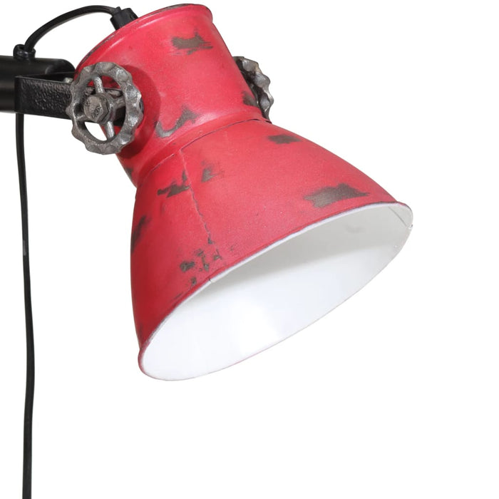 Vegglampe 25 W mørkerød 25x25x90/160 cm E27