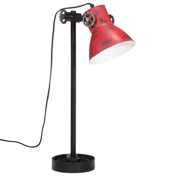 Vegglampe 25 W mørkerød 15x15x55 cm E27