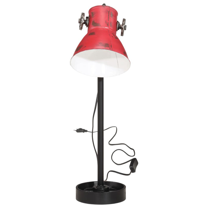 Vegglampe 25 W mørkerød 15x15x55 cm E27