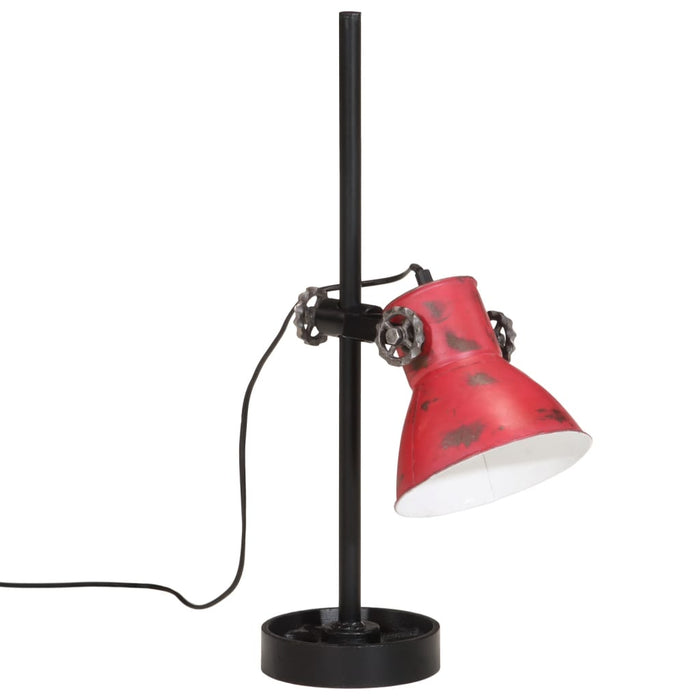 Vegglampe 25 W mørkerød 15x15x55 cm E27