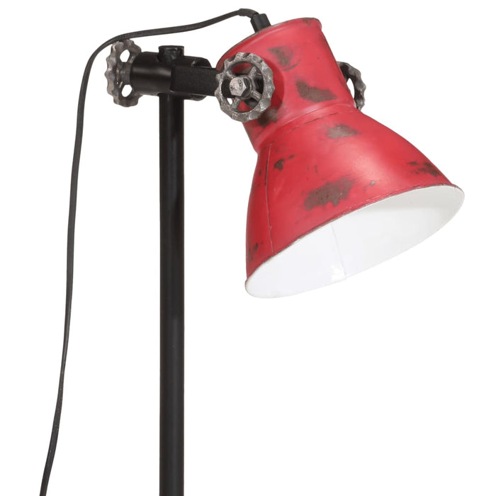 Vegglampe 25 W mørkerød 15x15x55 cm E27