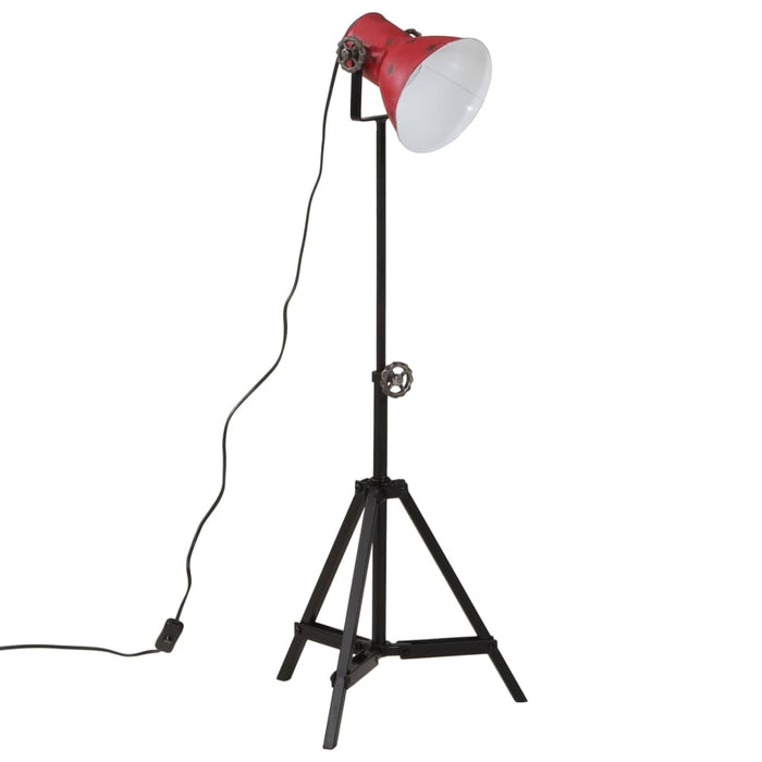 Gulvlampe 25 W mørkerød 35x35x65/95 cm E27